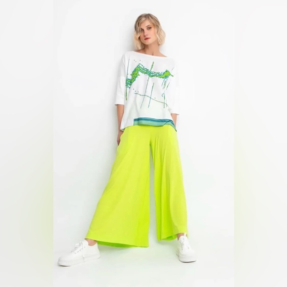 NWT OZAI N KU LOUNGE
PANTS, LIME - Picture 1 of 11